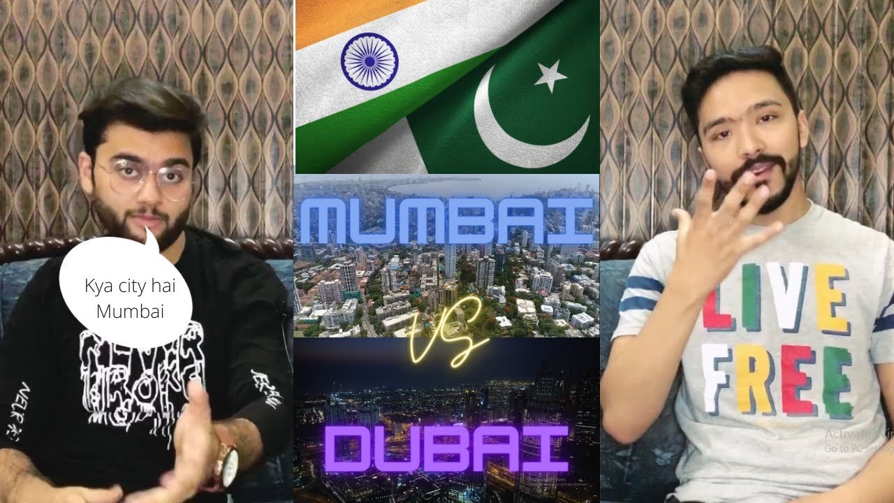 Mumbai VS Dubai Comparison Reaction | Pakistani React on Mumbai VS Dubai | Yoo Reaction On India