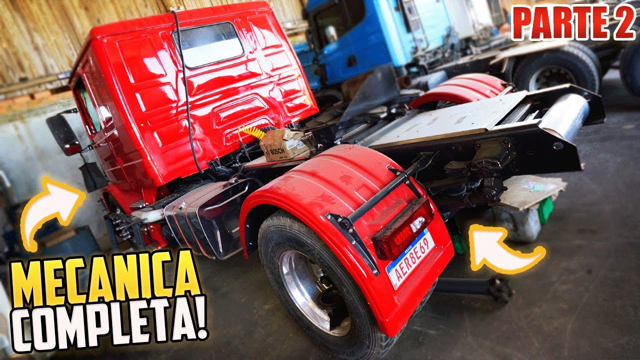 MONTANDO O CAMBIO COMPLETO DO SCANIA 112 😍 PARTE 2