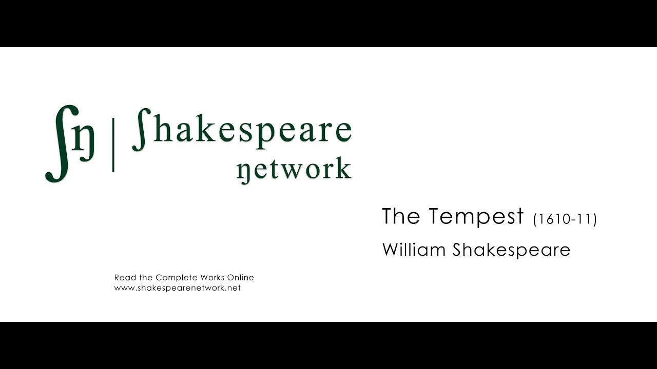 The Tempest - The Complete Shakespeare - SN Audiobooks - Multiple Subtitlles - High-Res - 4K