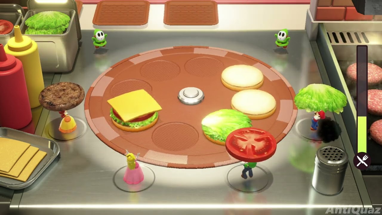 Burger Builders - Super Mario Party Jamboree [Rhythm Minigame]