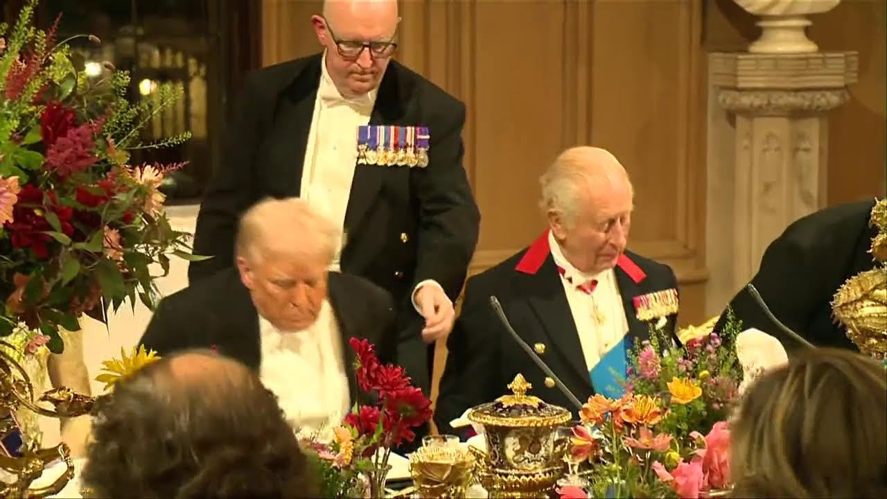 LIVE: President Donald Trump visits UK, has dinner with Royals