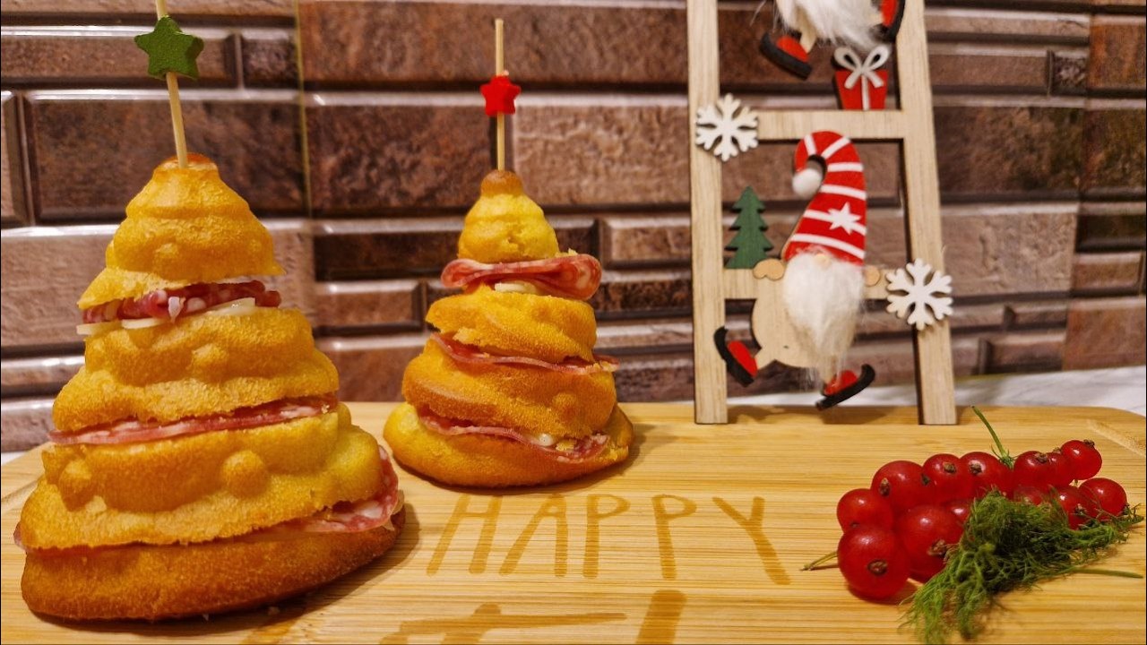 ALBERELLI GASTRONOMICI Sfiziosi e Facili da Preparare! 🍔🎄#ricettenatalizie #muffinsalati #antipasti