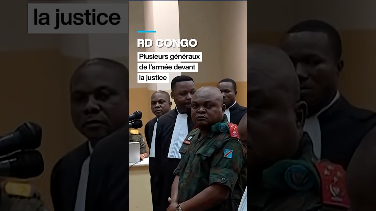 En RD Congo, plusieurs g&eacute;n&eacute;raux de l'arm&eacute;e devant la justice &bull; FRANCE 24
