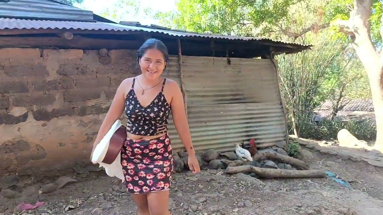 Haciendo masa con mi prima 