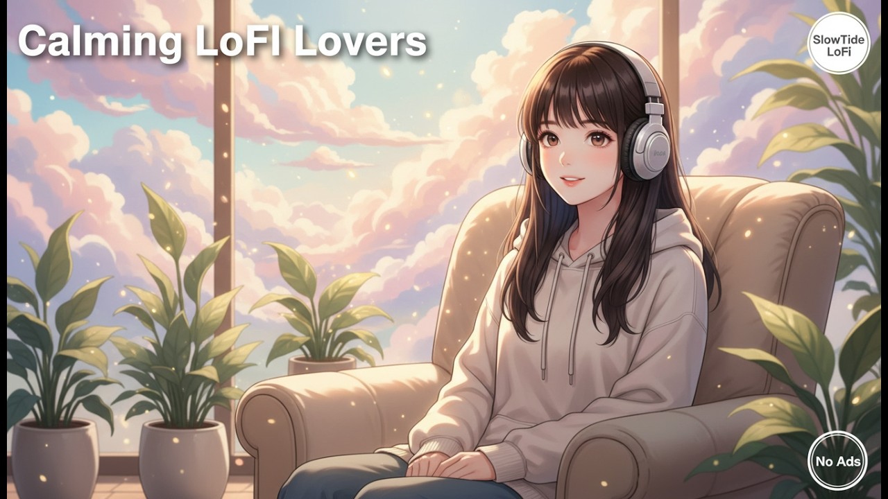 🍃 Soothing Breeze Lo-Fi | Calm Wind Sounds for Relaxation, Sleep & Meditation 