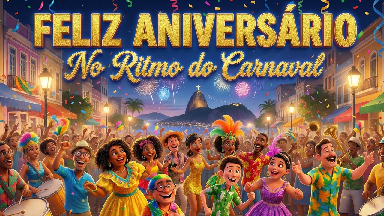 Canção de Parabéns/ Ritmo de Carnaval/ Feliz Aniversário 🎂