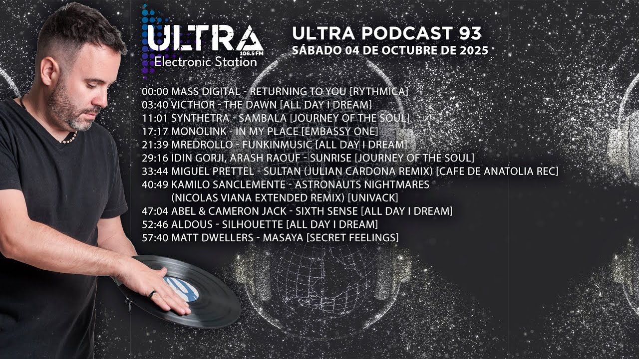 Organic & Progressive House 2025 - Ultra Podcast 093 (Ultra Electronic Station 106.5 FM Argentina)