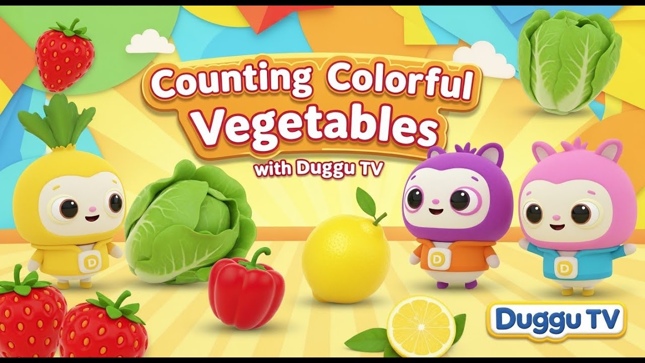 Vegetables name in English with Duggu TV