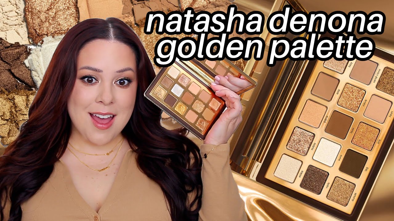NATASHA DENONA GOLDEN PALETTE! BEST ONE YET OR TOO REPETITIVE? LET'S COMPARE...