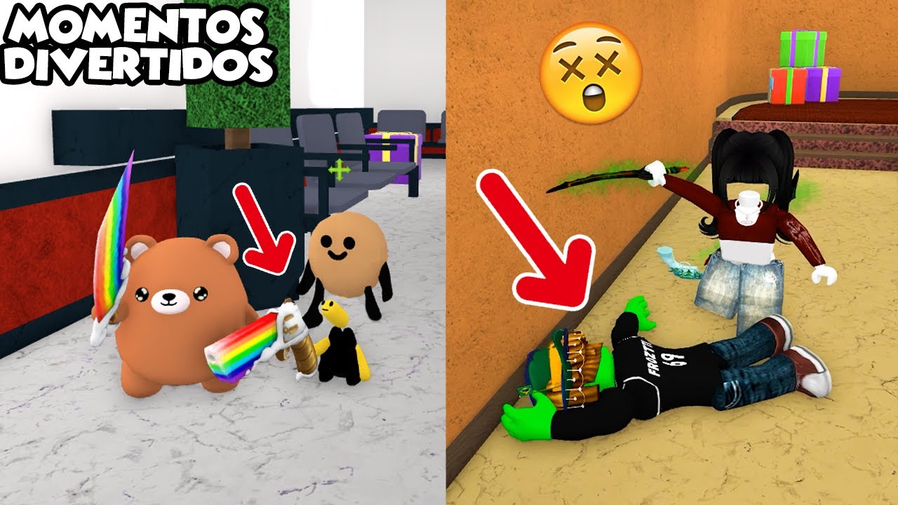 FINJO estar ELIMINADA siendo ENANA PLUSHIE (Momentos Divertidos) Roblox MM2