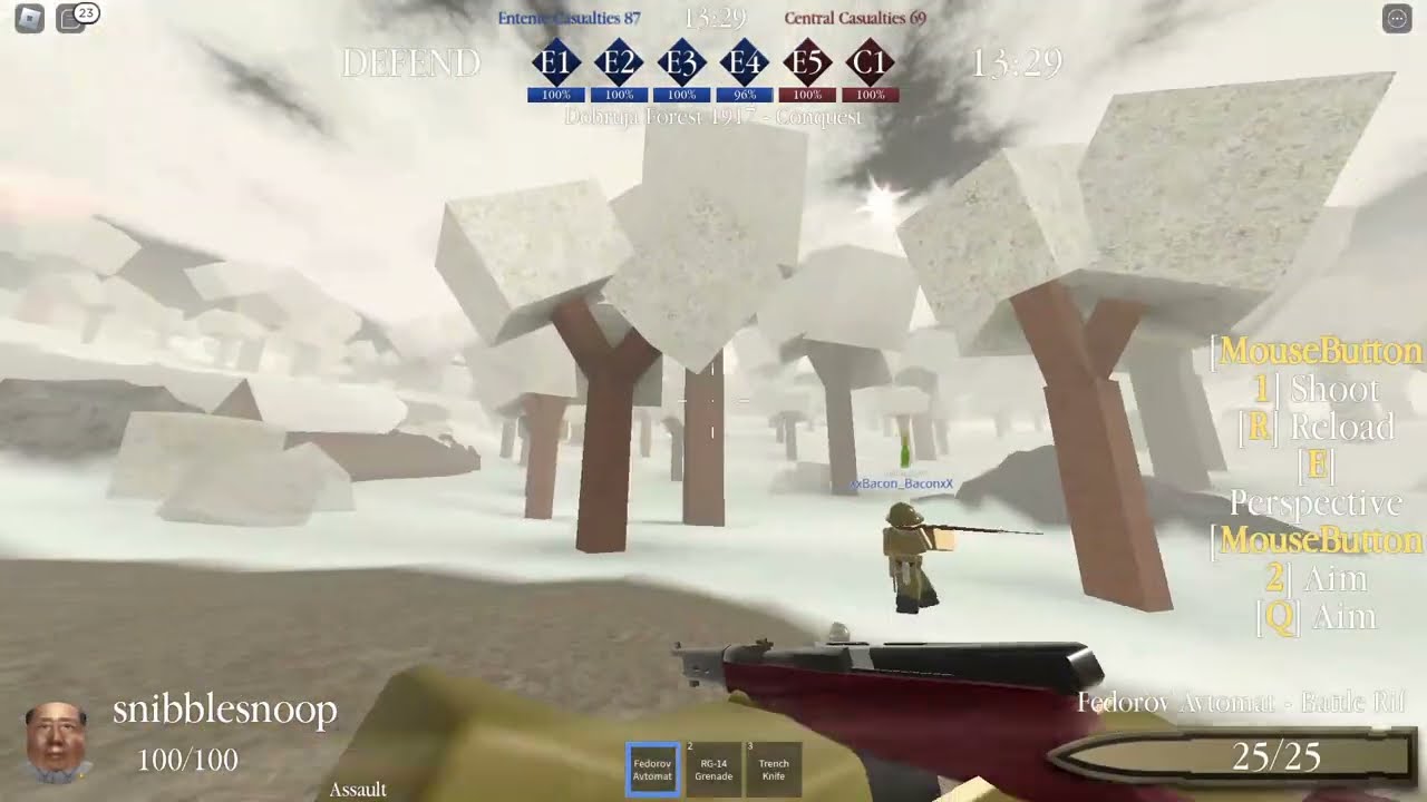 roblox Entrenched gameplay