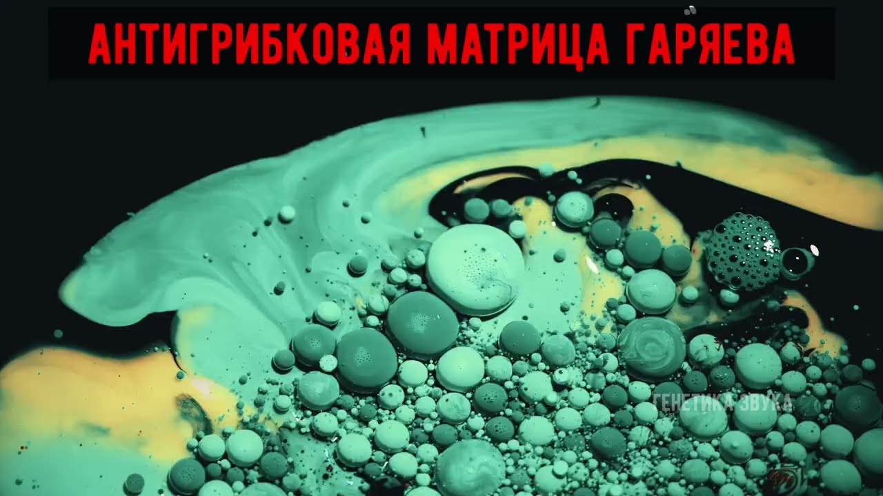 АНТИГРИБКОВАЯ МАТРИЦА ГАРЯЕВА | Оригинальный звук для очищения организма