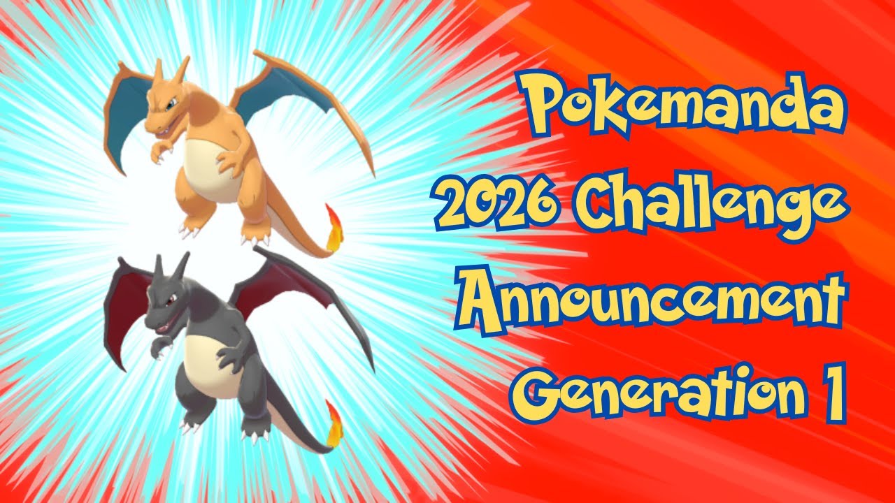 PokeManda 2026 Year-Long Challenge Announcement
