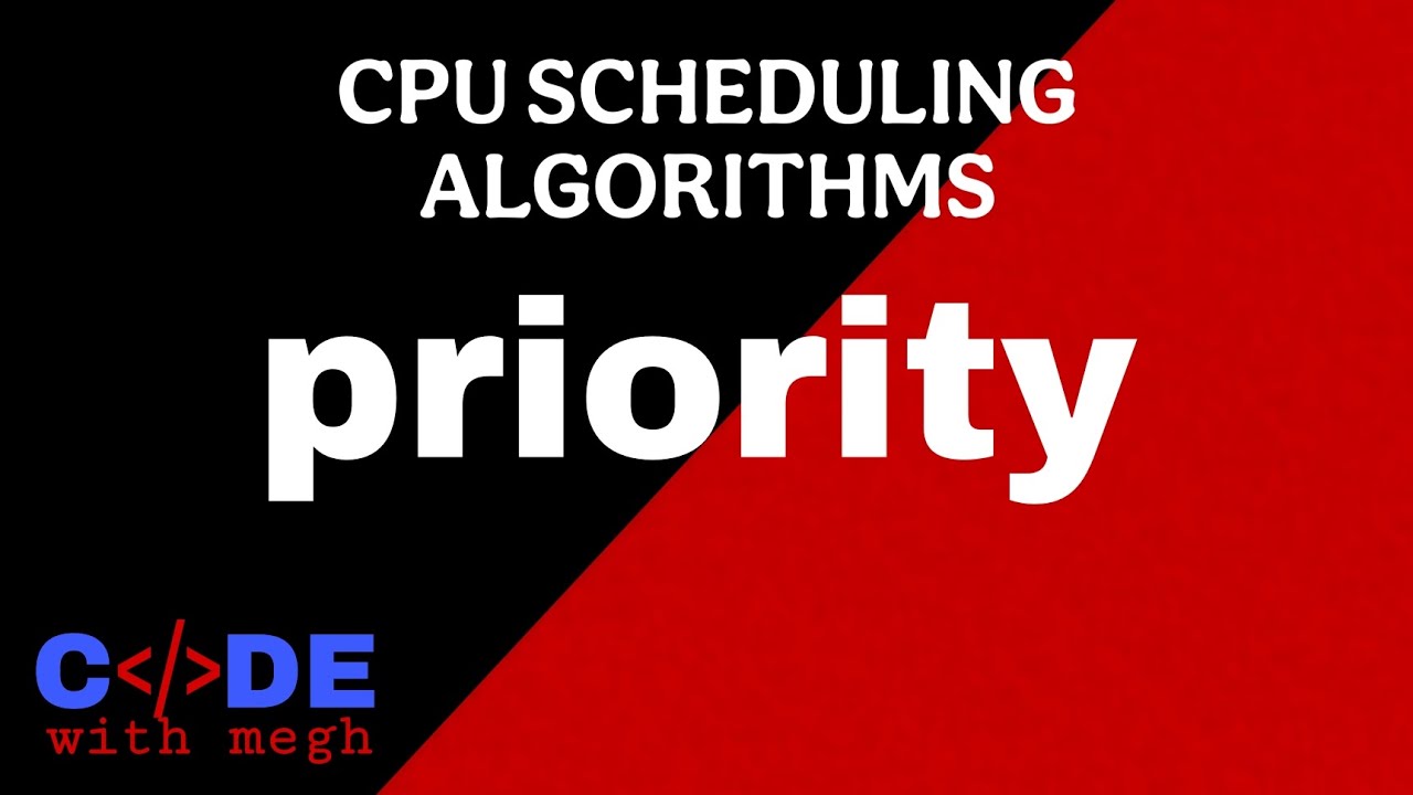 Priority CPU Scheduling Explained | Who Gets the CPU First and Why