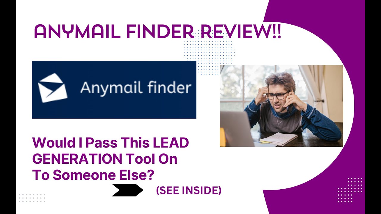 Anymail Finder REVIEW-Would I Pass This LEAD GENERATION Tool On To Someone Else?See(View  Before Use