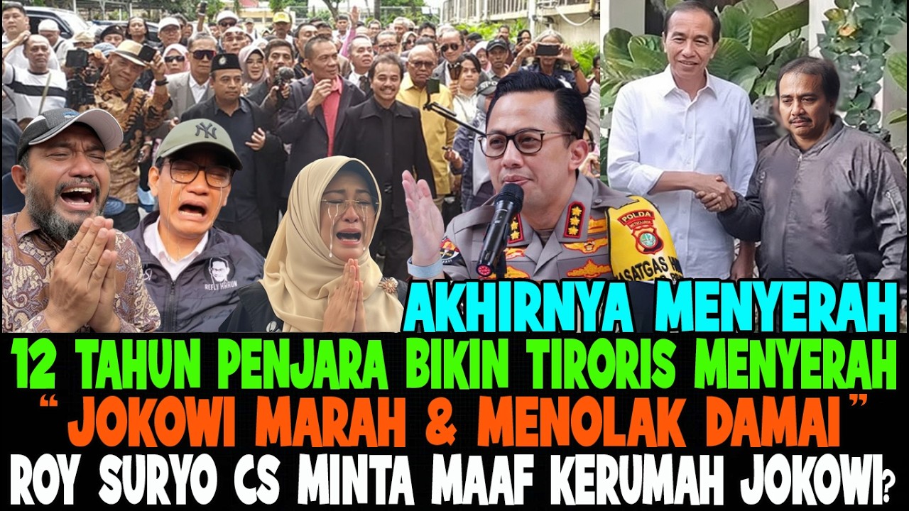 AKHIRNYA MENYERAH..!! TIRORIS MENYERAH & MINTA MAAF 😂 JOKOWI MENOLAK DAMAI 😂 PENJARA MENANTI RRT 😂