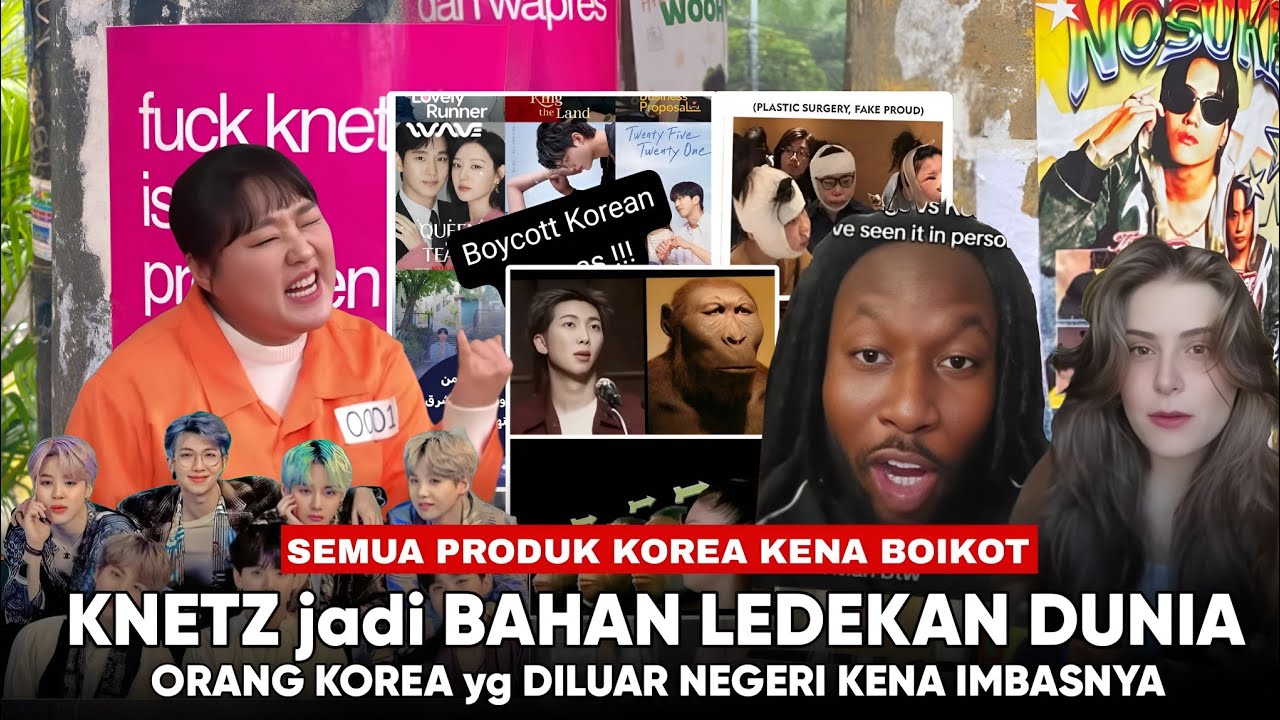 Knetz jadi Bahan Ledekan Dunia !! Reaksi MARAH Warga Korea yg Tinggal Di Luar Negeri” Kena Dampaknya