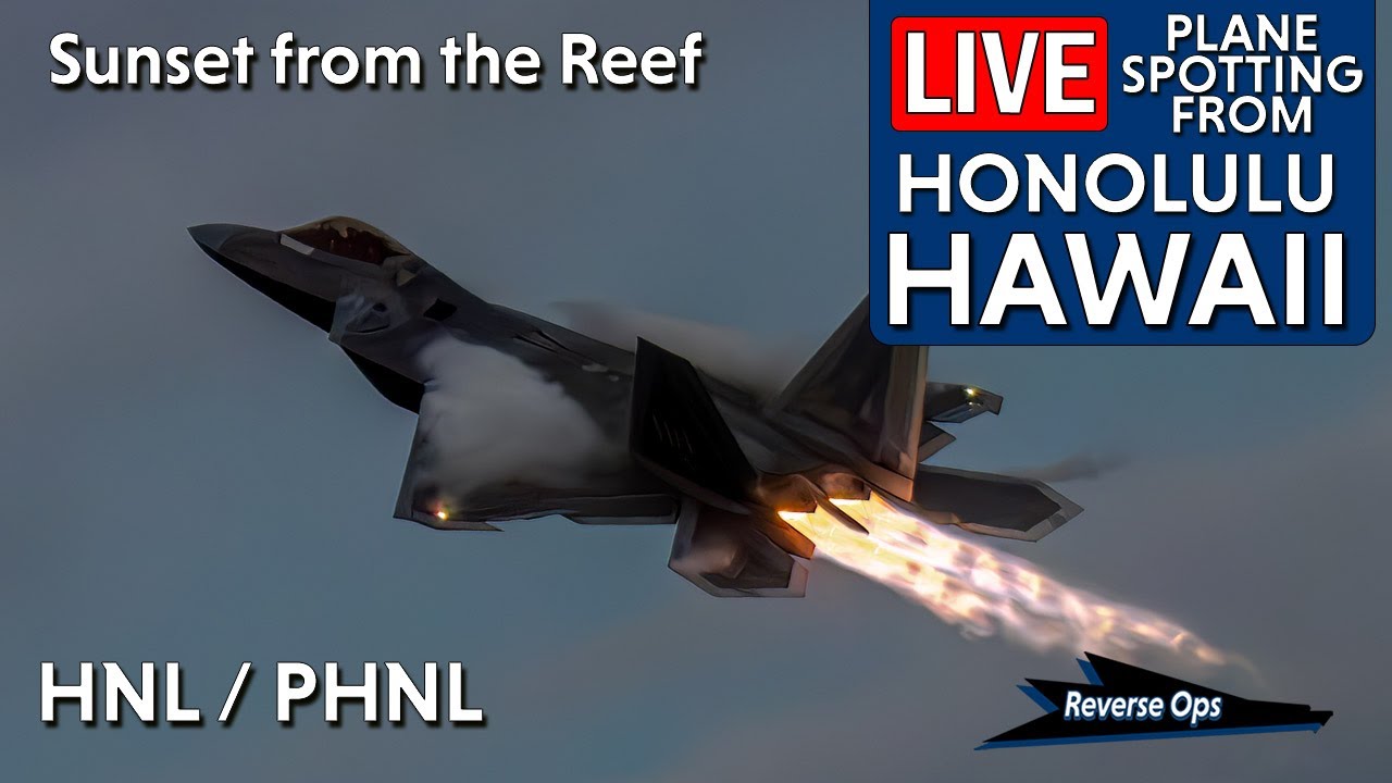 LIVE Hawaii Planespotting as the Sun Sets - HNL / PHNL - Reverse Ops - 03/06/2025