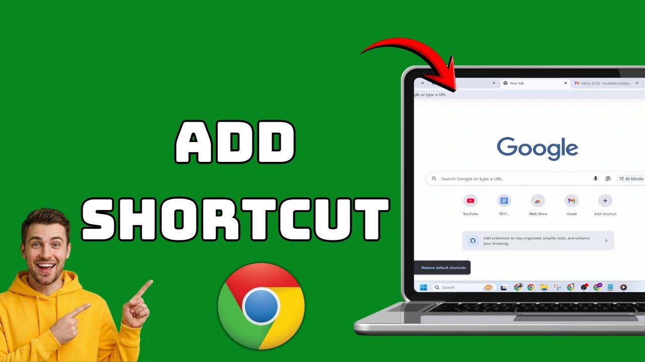 How to Add Shortcut in Google Chrome?
