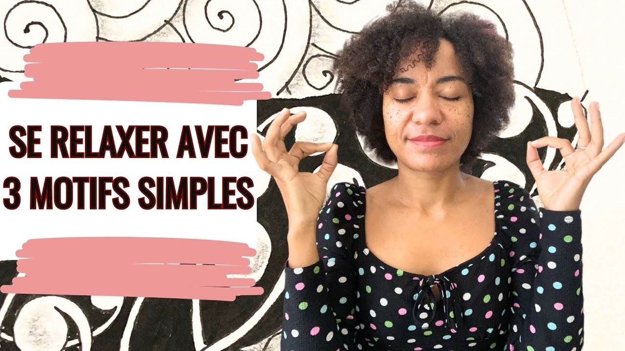 3 motifs Zentangle à dessiner pour se relaxer