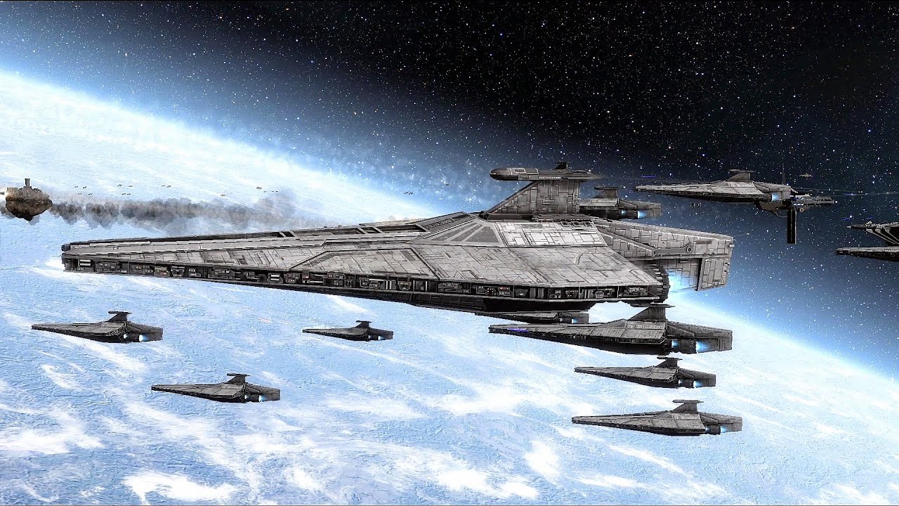Clone Wars Massive AI Battle in Space!