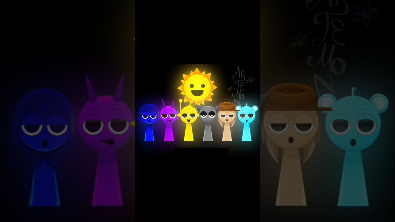 7 souls 🩶💛🤎💜🩵💙🧡 #sprunki #sprunkiincredibox #animation #grey#simon#durple#tunner#sky#jevin#mrsun