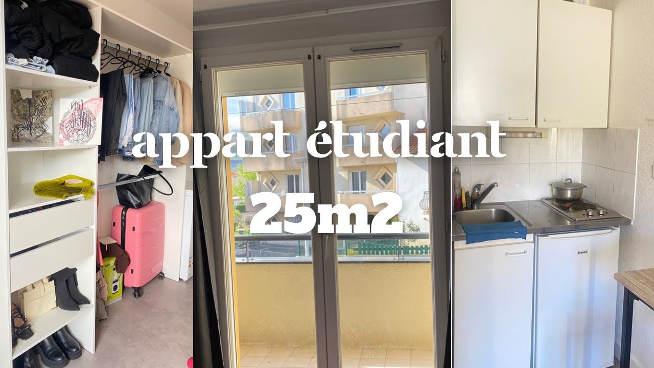 ROOM TOUR 25 m2 || appartement étudiant