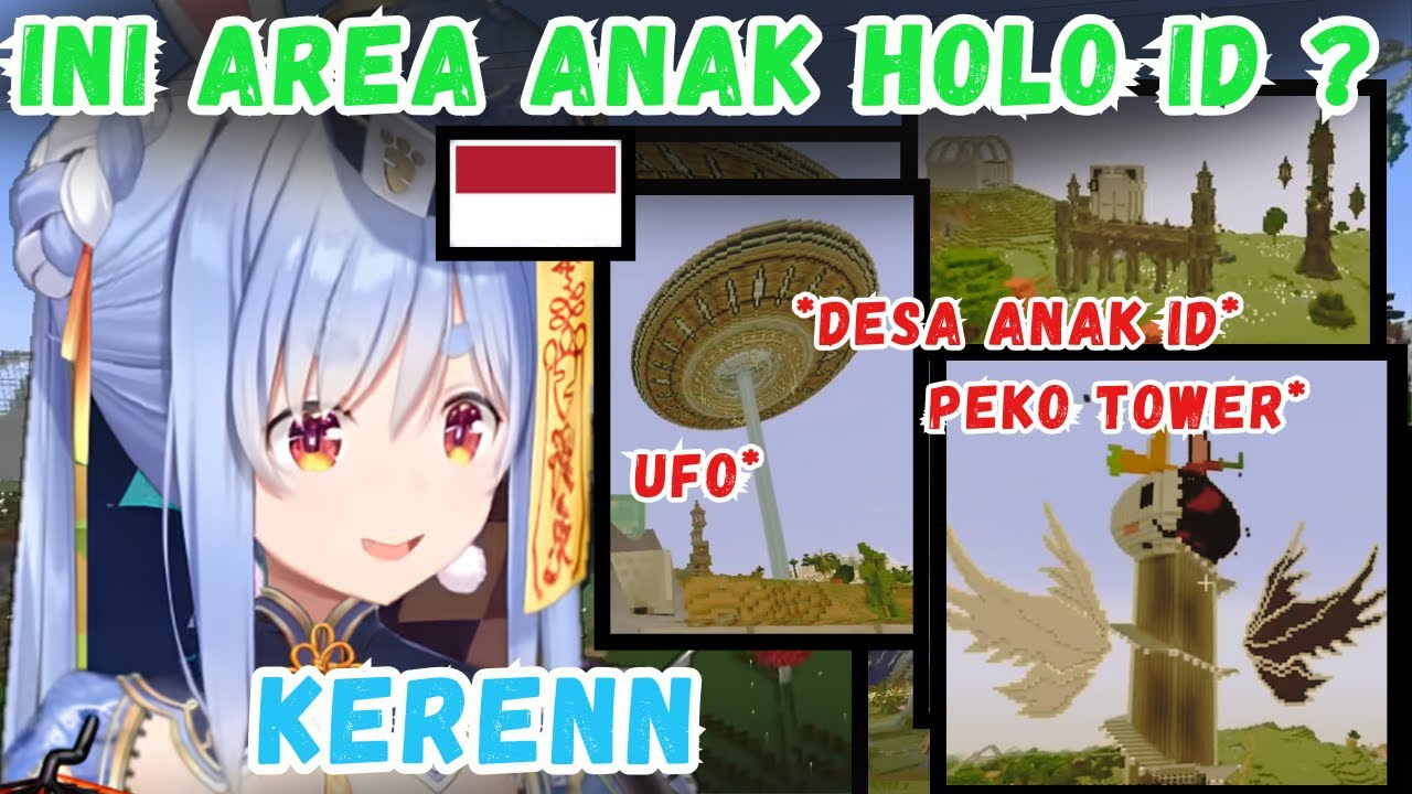 PEKORA Kagum + Kena Mental  Bandingin Desa Holo ID VS Tower Dia Sendiri【Hololive | Clip】
