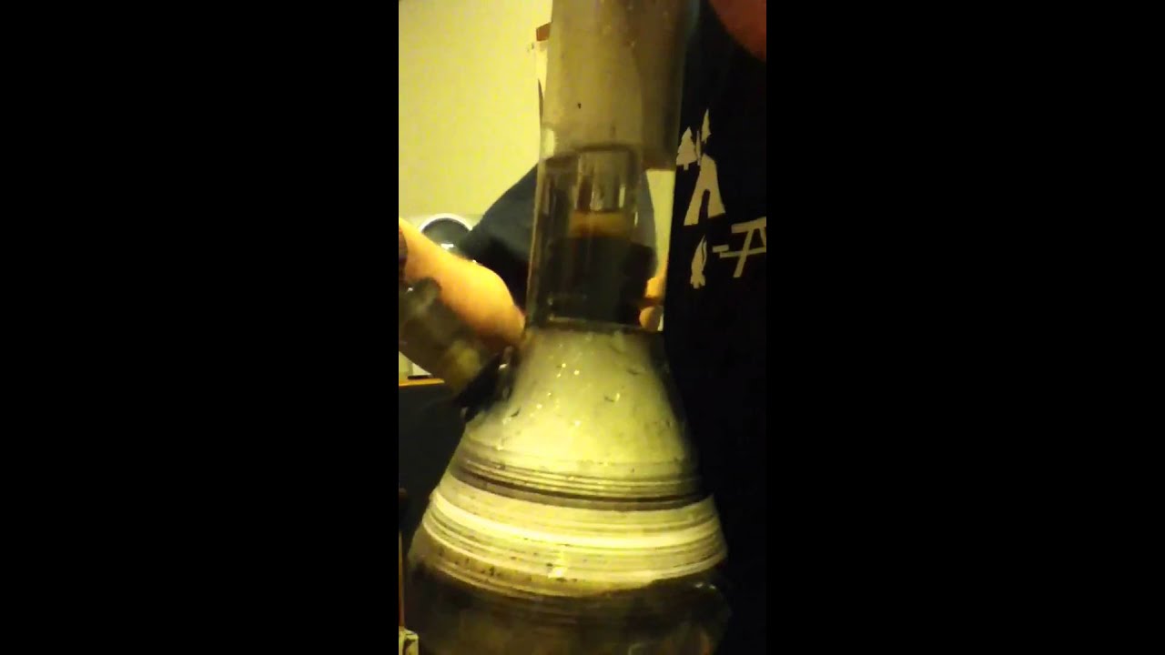 Double perk bong rip
