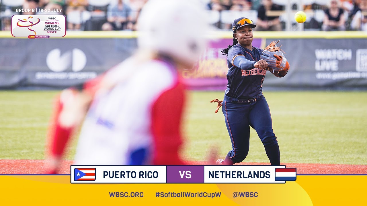 HIGHLIGHTS - Puerto Rico vs Netherlands – WBSC Women’s Softball World Cup