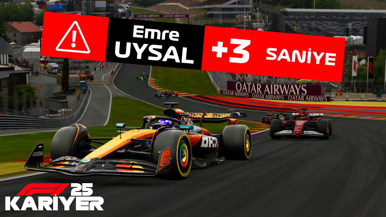 +3 Saniye Ceza! SPA GP | F1 25 Kariyer #12