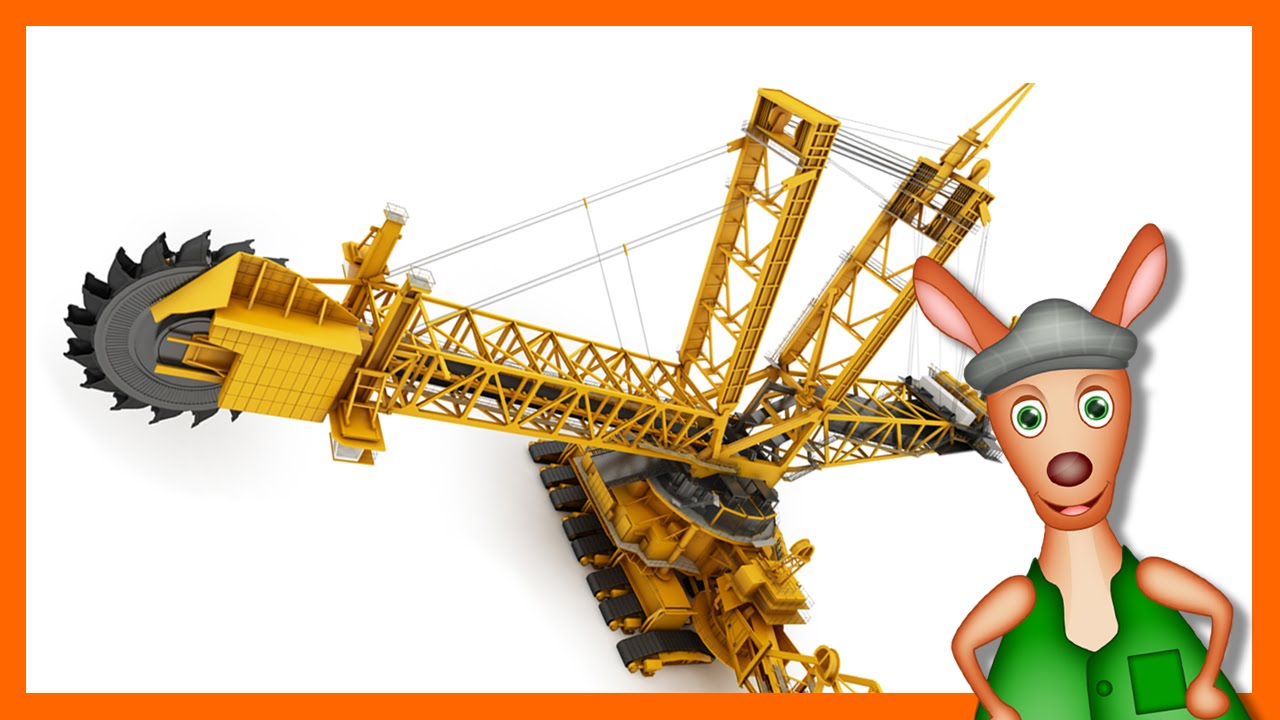 * BUCKET WHEEL EXCAVATOR * | Excavators, Diggers & Trucks For Kids | Things That Go TV!