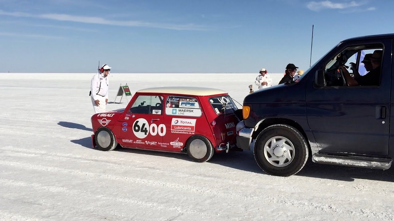 Racing at the Bonneville Salt Flats