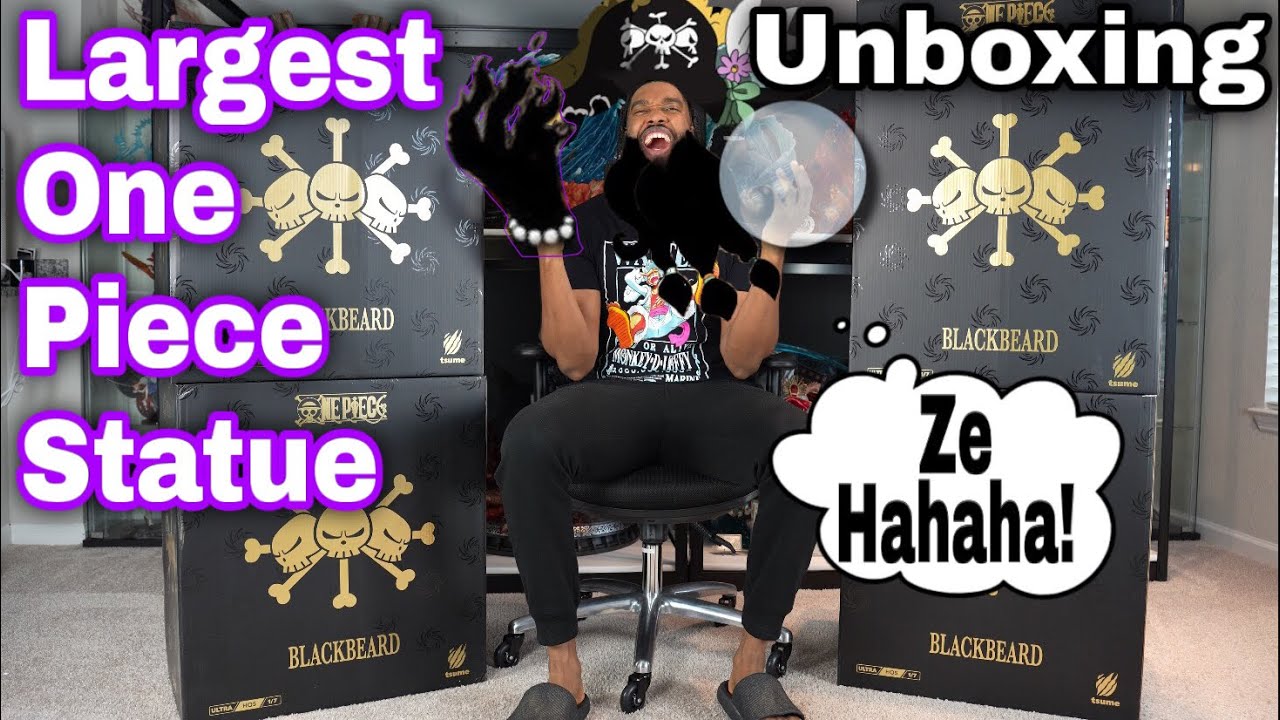 Unboxing My LARGEST One Piece Statue | Blackbeard Marshall D Teach by Tsume | ULTRA HQS 1/7 Scale