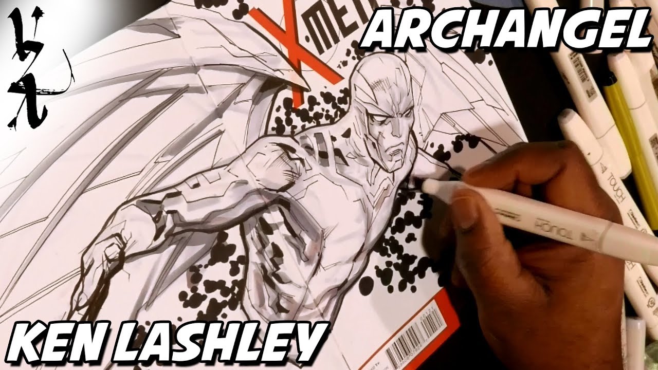 Ken Lashley drawing Archangel