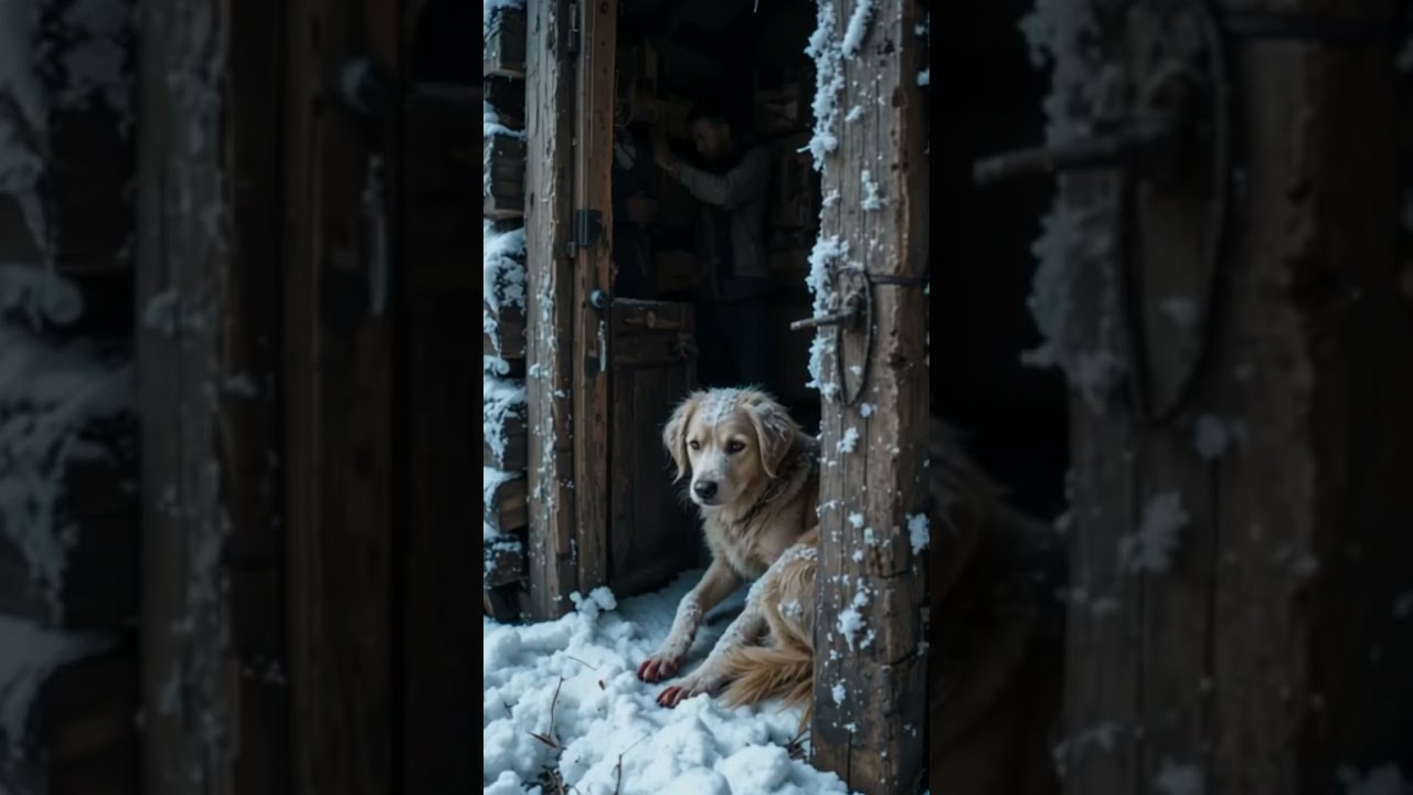 Abandoned Dog Found Freezing in Snowy Cabin | Heartbreaking Winter Rescue #dogrescue #animalrescue