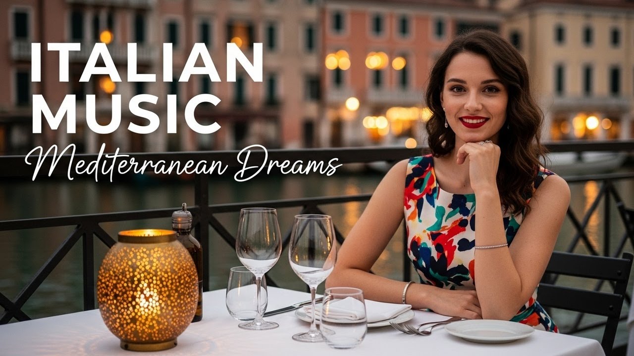 🎶 Italian Vibes & Mediterranean Music 🎶 Relaxing Italy Coast & Lake Como Steady Peaceful Mood