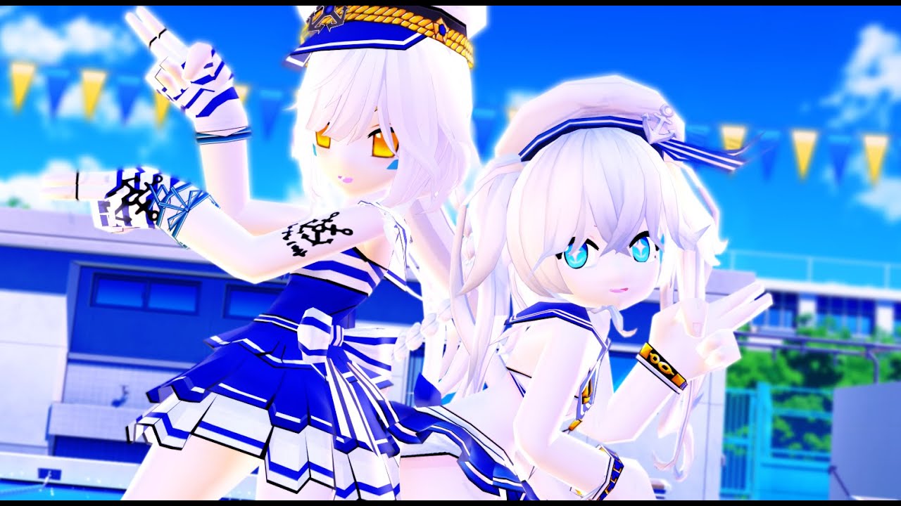 『Elsword MMD』Dive to Blue ft. Eve & Lu