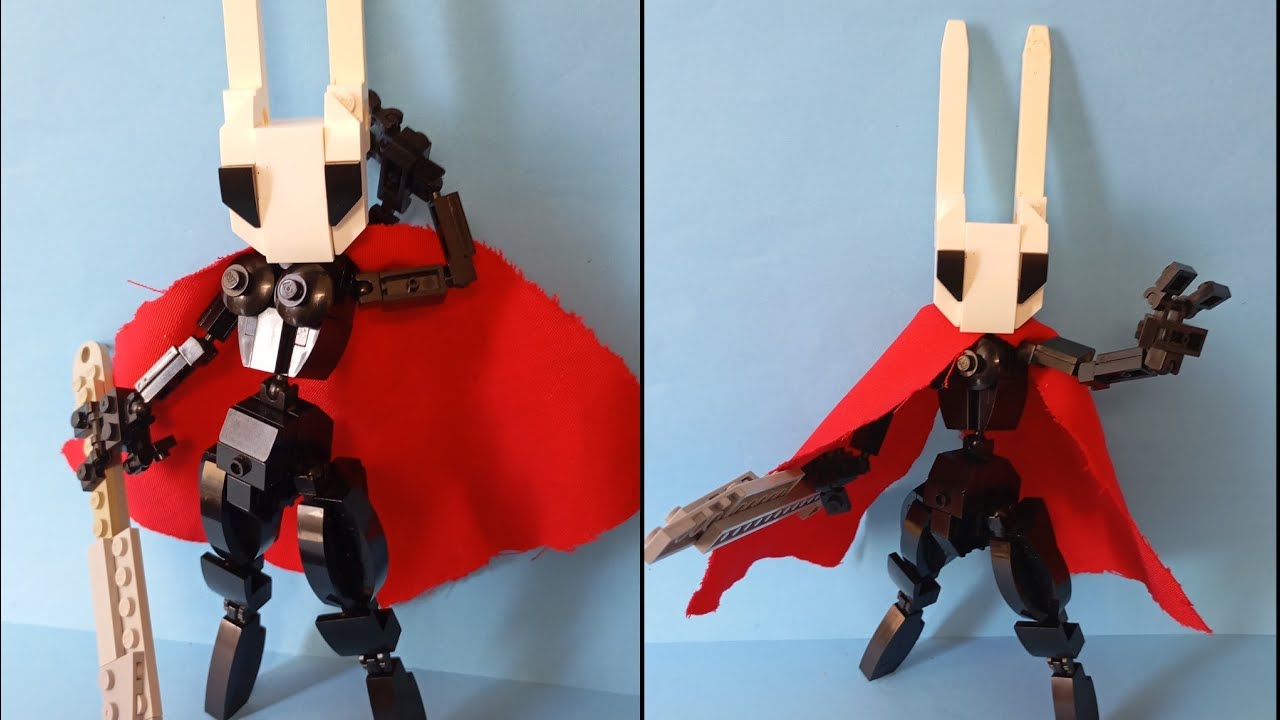Tutorial de Lego Hornet de Hollow Knight.