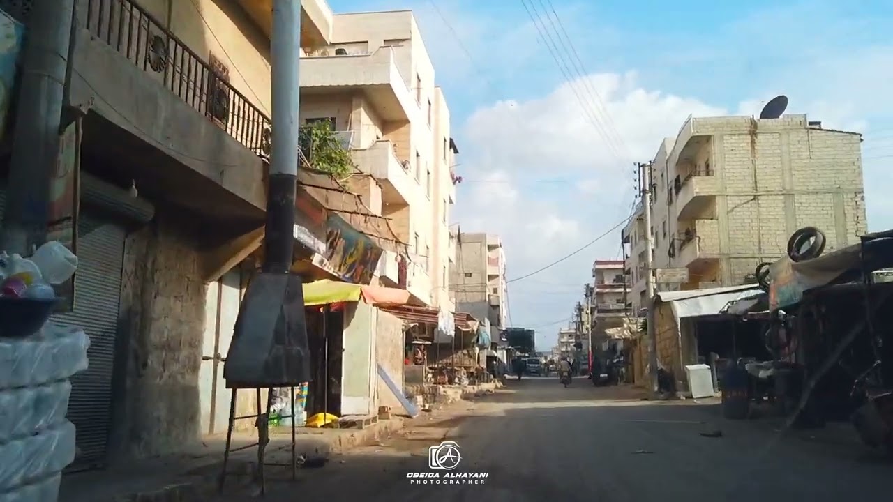 صباح الخير من شارع السرفيس بحي #الأشرفية بمدينة #عفرين