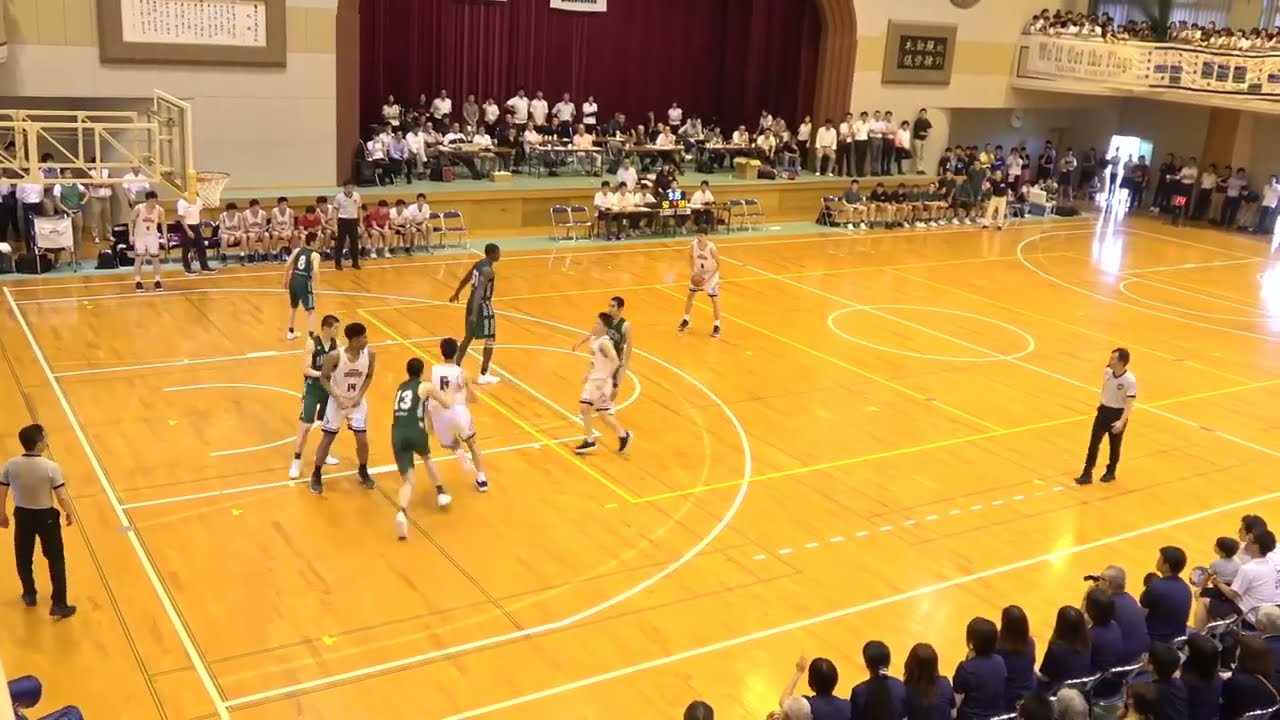 福岡第一 vs 福大大濠（４） ｲﾝﾀｰﾊｲ福岡県予選 男子決勝 2019/5/26