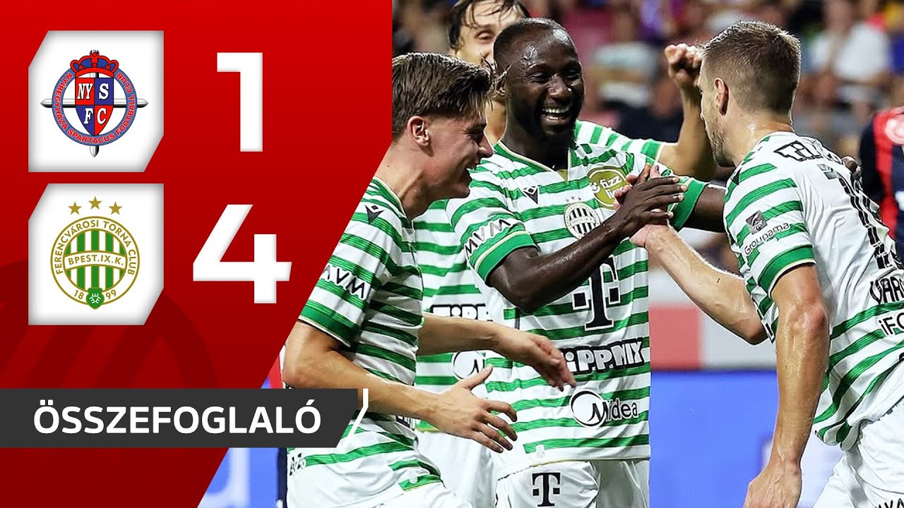 Fizz Liga: Nyíregyháza Spartacus–Ferencváros 1–4 | összefoglaló