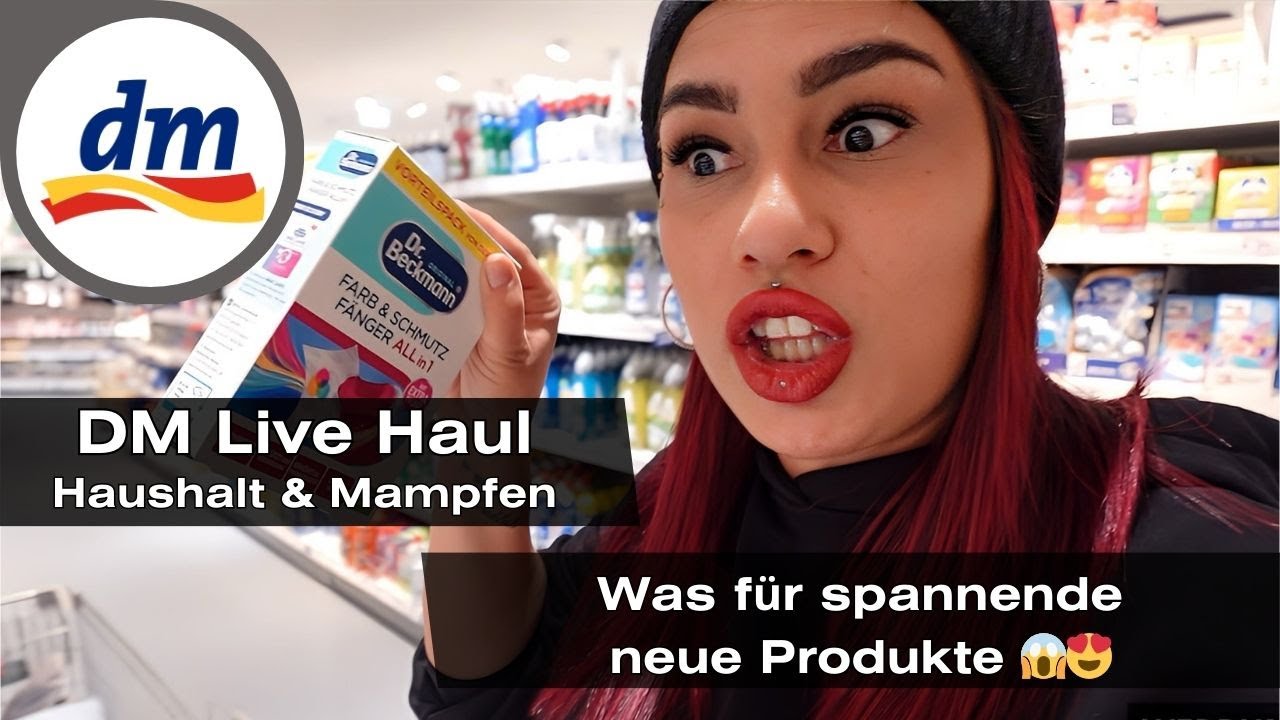 🛍 DM Live Haul 🛍 l Wir kaufen Produkte für den Haushalt & den Mampfer l Drogerie Haul l Elanhelo