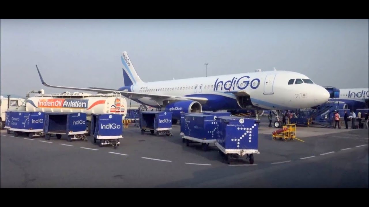 A Coverage of Indira Gandhi Airport, Delhi Runway & Numerous Shuttle Buses Towards Various Aircrafts