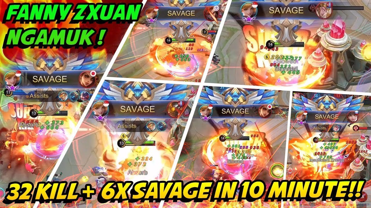 6X SAVAGE DALAM 10 MENIT!! GA LOGIS FANNY ZXUAN!!