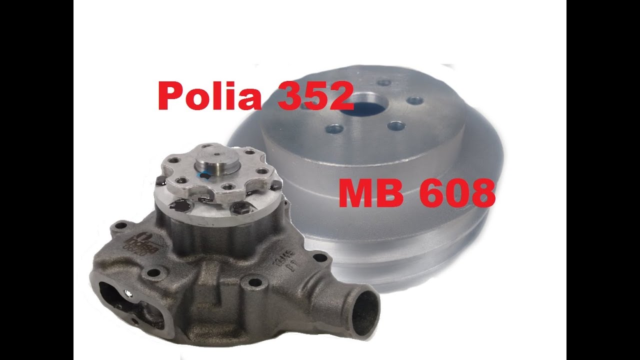 Polia 352 da Bomba dágua  no MB 608.