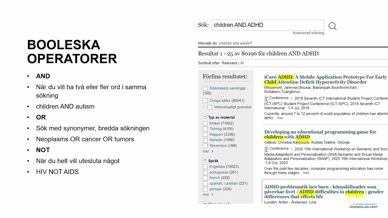 Söktekniker som kan hjälpa dig i informationssökningsträsket