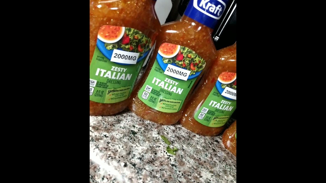Marijuana infused zesty Italian salad dressing