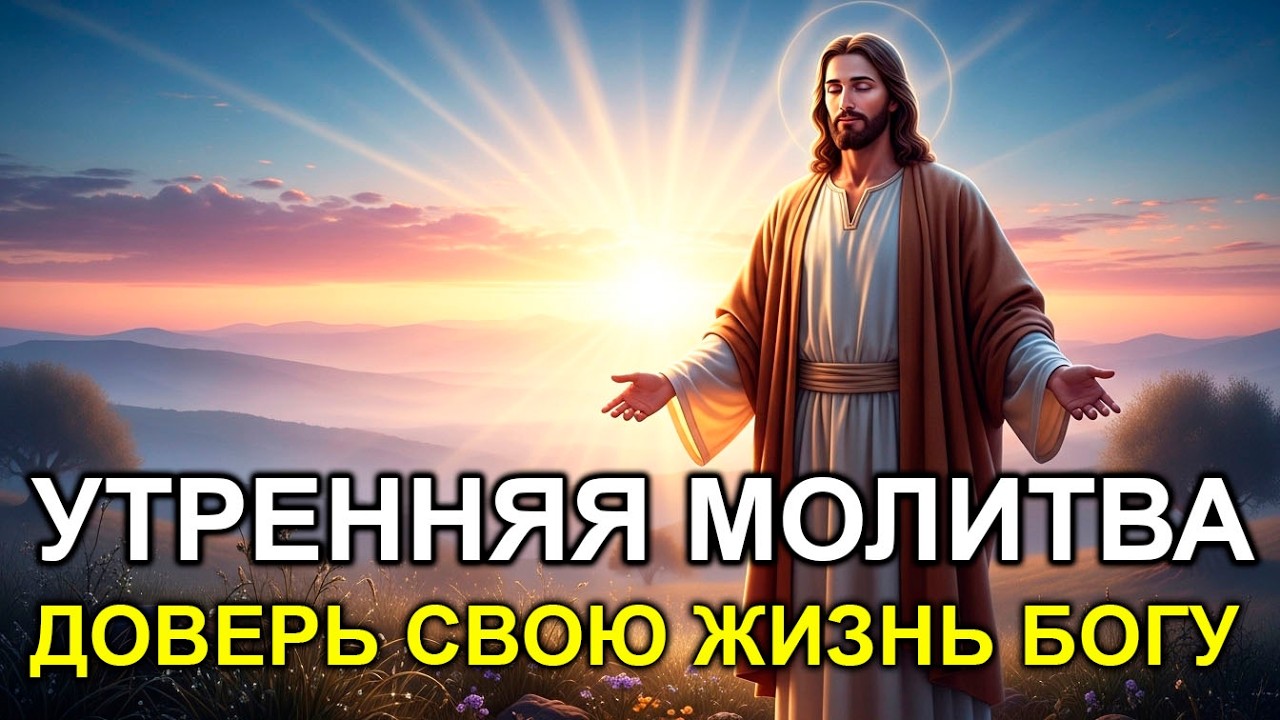 УТРЕННЯЯ МОЛИТВА ДОВЕРЬСЯ ГОСПОДУ И ОН САМ ВЫРОВНЯЕТ ТВОЙ ПУТЬ