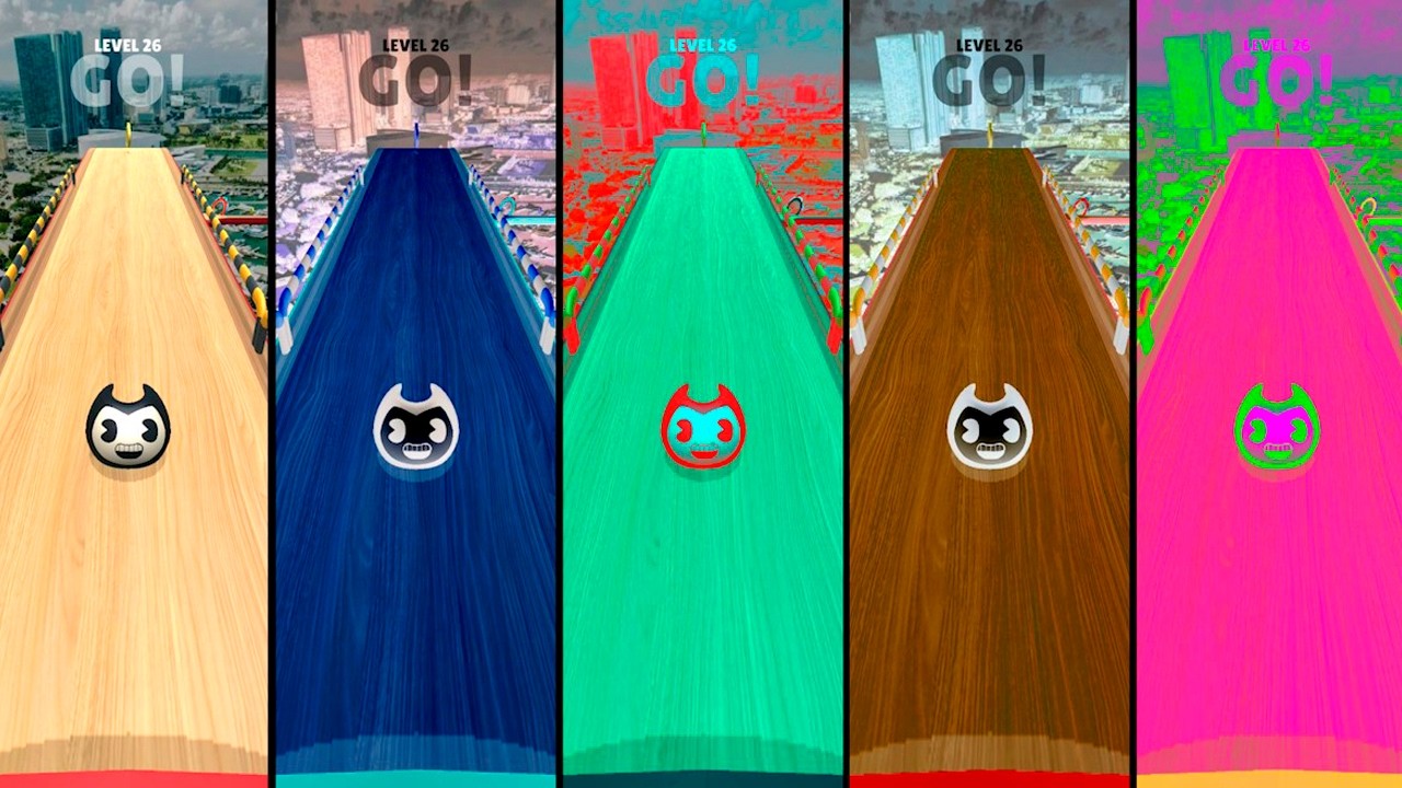 Rolling Ball 3D, Sky Racing Ball, Fly Going Ball: Normal vs. Color Worlds! Speedrun Race 1267